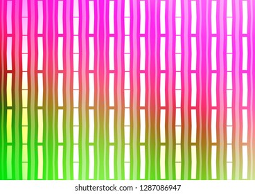Light Pink, Green vector layout with flat lines. Blurred decorative design in simple style with lines. Best design for your ad, poster, banner.
