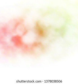 Light Pink, Green vector layout with circles. Abstract illustration with colorful spots in nature style. New template for your brand book.
