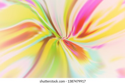 Light Pink, Green vector layout with wry lines. Geometric illustration in abstract style with gradient.  A completely new design for your business.