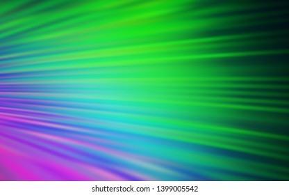 Light Pink, Green vector layout with flat lines. Glitter abstract illustration with colorful sticks. Pattern for your busines websites.