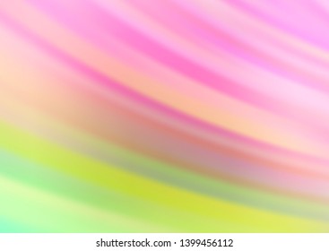 Light Pink, Green vector layout with flat lines. Shining colored illustration with narrow lines. Best design for your ad, poster, banner.