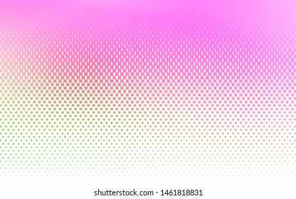 Light Pink, Green vector layout with lines, rectangles. Beautiful illustration with rectangles and squares. Pattern for commercials.