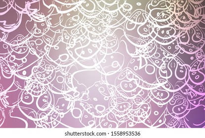 Light Pink, Green vector layout with restaurant food. Decorative shining illustration with food on abstract template. Pattern for menu of cafes, bars, restaurants.