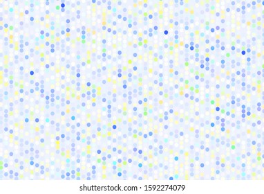 Light Pink, Green vector layout with circle shapes. Beautiful colored illustration with blurred circles in nature style. Pattern for ads, leaflets.