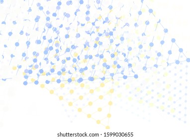 Light Pink, Green vector layout with circles, lines. Abstract gradient illustration with circles, triangles. Template for wallpapers.