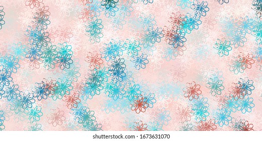 Light Pink, Green vector layout with curves. Colorful illustration with curved lines. Best design for your ad, poster, banner.