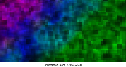 Light Pink, Green vector layout with lines, rectangles. New abstract illustration with rectangular shapes. Modern template for your landing page.