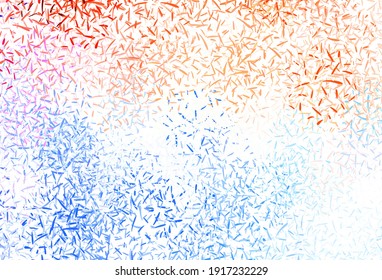 Hellrosa, grüne Vektorgrafik mit flachen Linien. Farbige leuchtende Illustration mit Linien auf abstrakter Vorlage. Muster für Werbung, Broschüren, Prospekte.