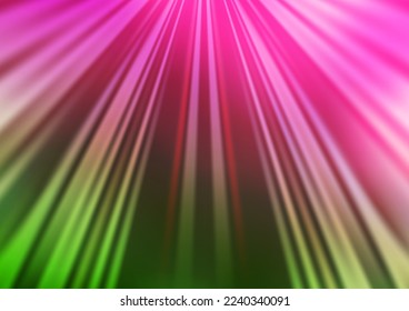 Light Pink, Green vector layout with flat lines. Decorative shining illustration with lines on abstract template. Best design for your ad, poster, banner.