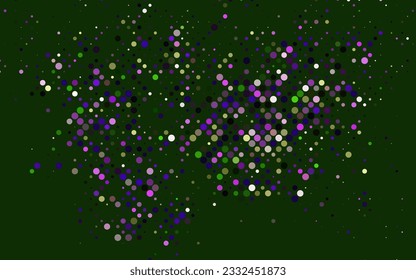 Light Pink, Green vector layout with circle shapes. Abstract illustration with colored bubbles in nature style. Pattern for ads, booklets.