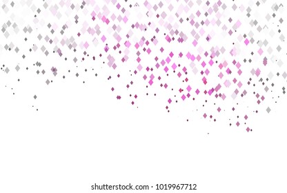 Light Pink, Green vector low poly background. A sample with a polygonal design. Illustration in polygonal style with repeating squares