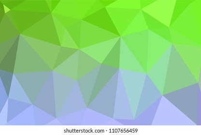 Light Pink, Green vector low poly texture. Shining polygonal illustration, which consist of triangles. A new texture for your design.