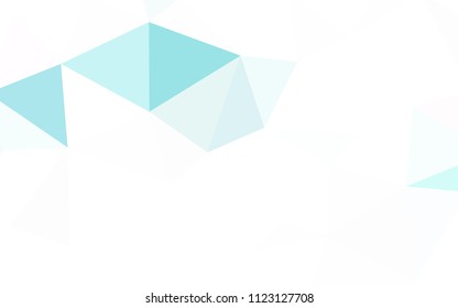 Light Pink, Green vector low poly cover. Polygonal abstract illustration with gradient. Template for cell phone's backgrounds.