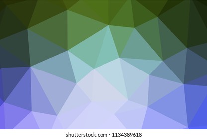 Light Pink, Green vector low poly layout. A completely new color illustration in a polygonal style. Textured pattern for your backgrounds.