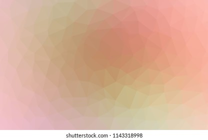 Light Pink, Green vector low poly texture. Creative geometric illustration in Origami style with gradient. New template for your brand book.