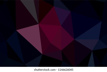 Light Pink, Green vector low poly texture. Modern abstract illustration with triangles. Brand new design for your business.