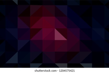 Light Pink, Green vector low poly cover. Elegant bright polygonal illustration with gradient. Polygonal design for your web site.