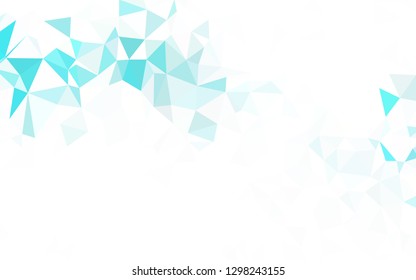 Light Pink, Green vector low poly background. Colorful illustration in abstract style with triangles. Brand new style for your business design.