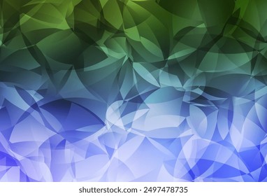 Light Pink, Green vector low poly texture. Geometric illustration in Origami style with gradient.  Brand new design for your business.