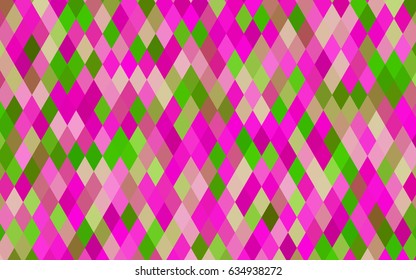 Light Pink, Green vector low poly pattern. Colorful illustration in abstract style with gradient. Brand-new design for your business.