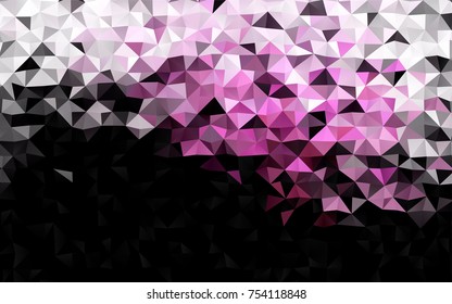 Light Pink, Green vector low poly template. Shining colored illustration in a brand-new style. Brand-new design for your business.