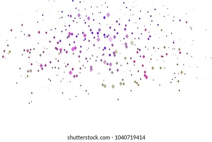 Light Pink, Green vector modern geometrical background. Abstract template. Geometric pattern in square style with gradient.