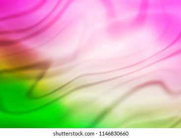 Light Pink, Green vector modern elegant template. Glitter abstract illustration with an elegant design. The best blurred design for your business.