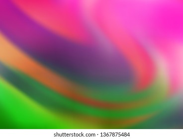 Light Pink, Green vector modern bokeh pattern. Glitter abstract illustration with an elegant design. A new texture for your design.