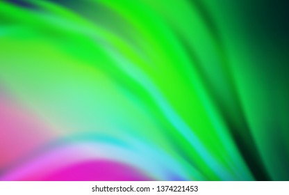 Light Pink, Green vector modern elegant background. Shining colored illustration in smart style. New style design for your brand book.