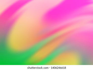 Light Pink, Green vector modern elegant template. Modern geometrical abstract illustration with gradient. The elegant pattern for brand book.