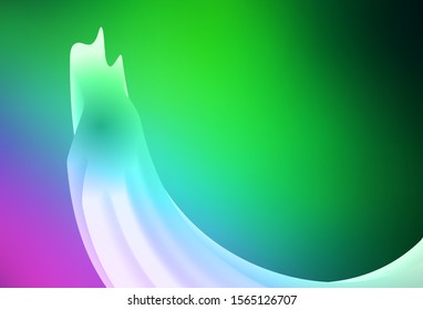 Light Pink, Green vector modern elegant backdrop. New colored illustration in blur style with gradient. New style for your business design.