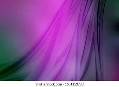 Hellrosa, grüne Vektorillustration, moderner, eleganter Hintergrund. Farbige Illustration in kleinem Stil. Hintergrund für ein Handy.