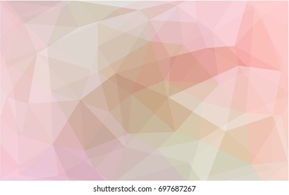 Light Pink, Green vector modern geometrical abstract background. Texture, new background. Geometric background in Origami style with gradient. 
