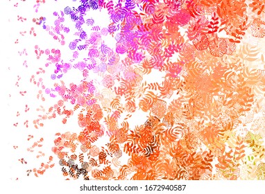 Pintura natural vectorial verde claro con hojas. hojas sobre fondo abstracto borroso con degradado. Nuevo diseño para su negocio.