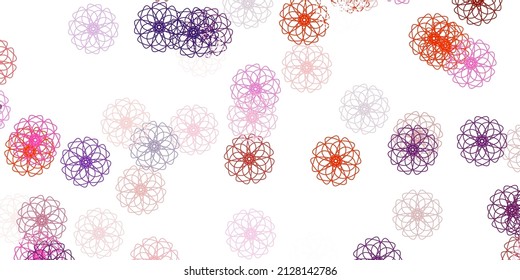 Diseño natural vectorial verde claro rosa con flores. Ilustración abstracta con flores de estilo Origami. Patrón para diseños de sitios web.