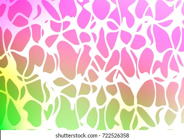 Light Pink, Green vector natural abstract pattern. Decorative shining illustration with doodles on abstract template. A completely new template for your business design.