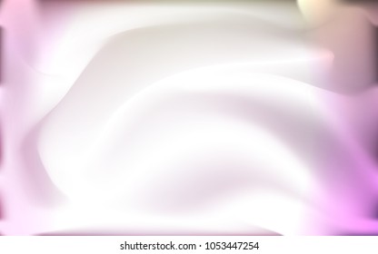 Light Pink, Green vector pattern with bent ribbons. Colorful illustration in abstract marble style with gradient. The elegant pattern for brand book.