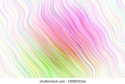 Light Pink, Green vector pattern with lines, ovals. Brand new colored illustration in marble style with gradient. Pattern for your business design.