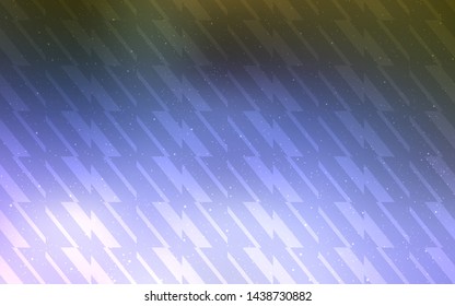 Light Pink, Green vector pattern with sharp lines. Glitter abstract illustration with colorful sticks. Template for your beautiful backgrounds.