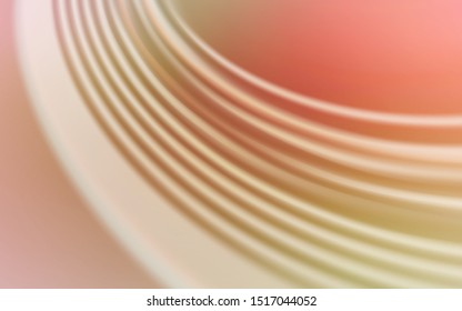 Light Pink, Green vector pattern with bent lines. Glitter abstract illustration with wry lines. Abstract design for your web site.