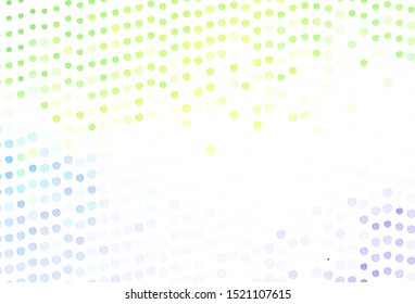Light Pink, Green vector pattern with bent lines. Colorful illustration in simple style with gradient. Brand new design for your ads, poster, banner.