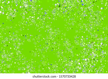 Light Pink, Green vector pattern with random forms. Illustration with colorful gradient shapes in abstract style. Best smart design for your business.