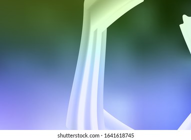 Light Pink, Green vector pattern with lines. Colorful abstract illustration with gradient lines. Template for cell phone screens.