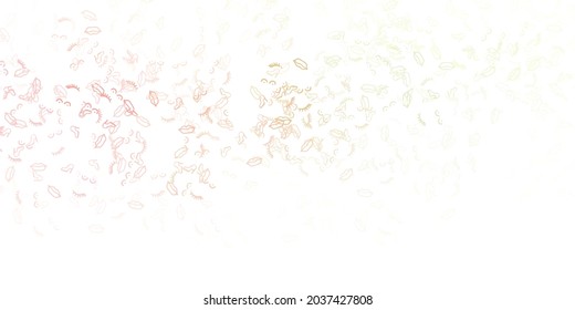 Light Pink, Green vector pattern with feminism elements. Simple design in abstract style with women’s rights activism. Design for International Women’s Day.