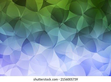 Light Pink, Green vector pattern with random forms. Simple colorful illustration with abstract gradient shapes. Best smart design for your business.
