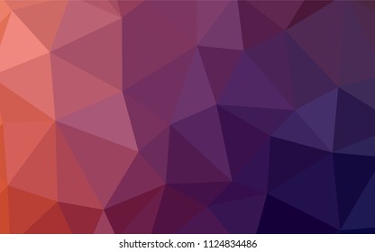 Light Pink, Green vector polygon abstract backdrop. Colorful illustration in polygonal style with gradient. New template for your brand book.