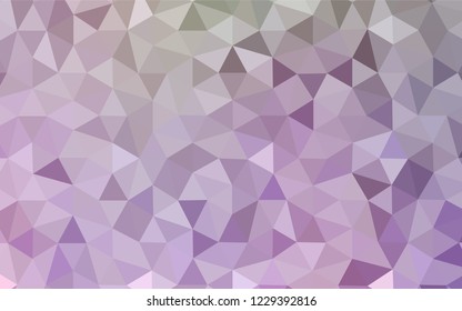Light Pink, Green vector polygon abstract layout. Polygonal abstract illustration with gradient. Pattern for a brand book's backdrop.