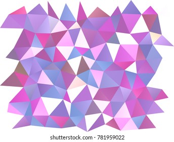 Light Pink, Green vector polygon abstract pattern. A sample with polygonal shapes. The completely new template can be used for your brand book.