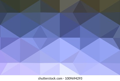 Light Pink, Green vector polygonal illustration, which consist of triangles. Triangular pattern for your business design. Geometric background in Origami style with gradient. 