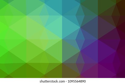 Light Pink, Green vector polygonal template. A sample with polygonal shapes. New template for your brand book.